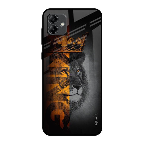 King Of Forest Samsung Galaxy A04 Glass Back Cover Online