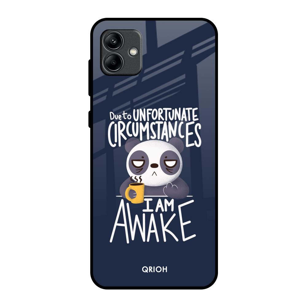 Struggling Panda Samsung Galaxy A04 Glass Back Cover Online