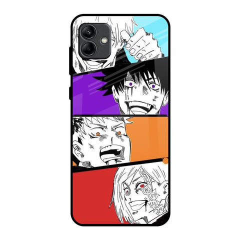 Anime Sketch Samsung Galaxy A04 Glass Back Cover Online
