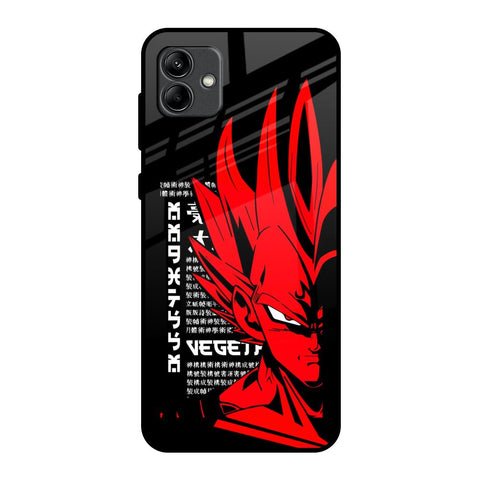 Red Vegeta Samsung Galaxy A04 Glass Back Cover Online