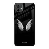 White Angel Wings Samsung Galaxy A04 Glass Back Cover Online