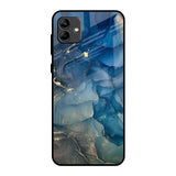 Blue Cool Marble Samsung Galaxy A04 Glass Back Cover Online