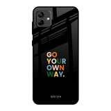 Go Your Own Way Samsung Galaxy A04 Glass Back Cover Online