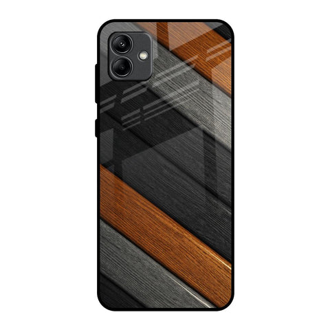 Tri Color Wood Samsung Galaxy A04 Glass Back Cover Online