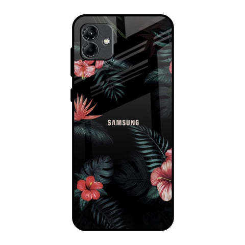 Tropical Art Flower Samsung Galaxy A04 Glass Back Cover Online