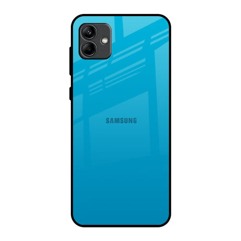 Blue Aqua Samsung Galaxy A04 Glass Back Cover Online