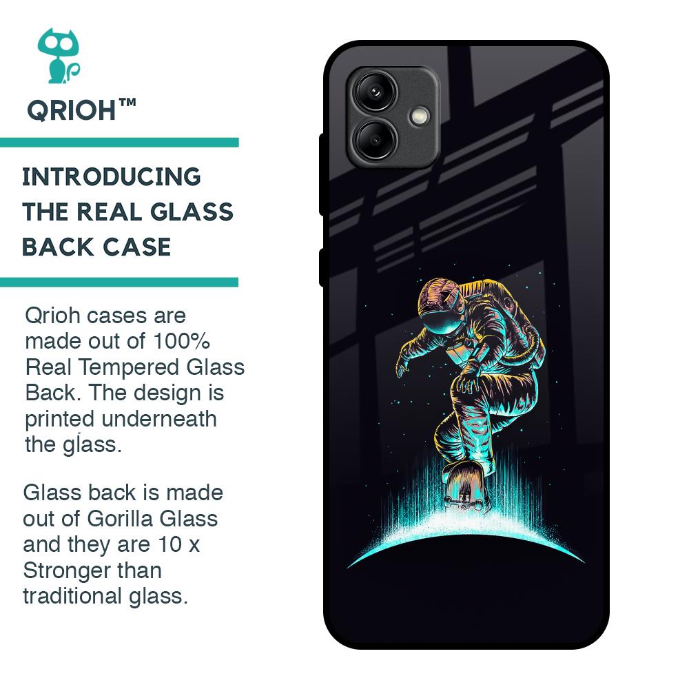 Star Ride Glass Case for Samsung Galaxy A04