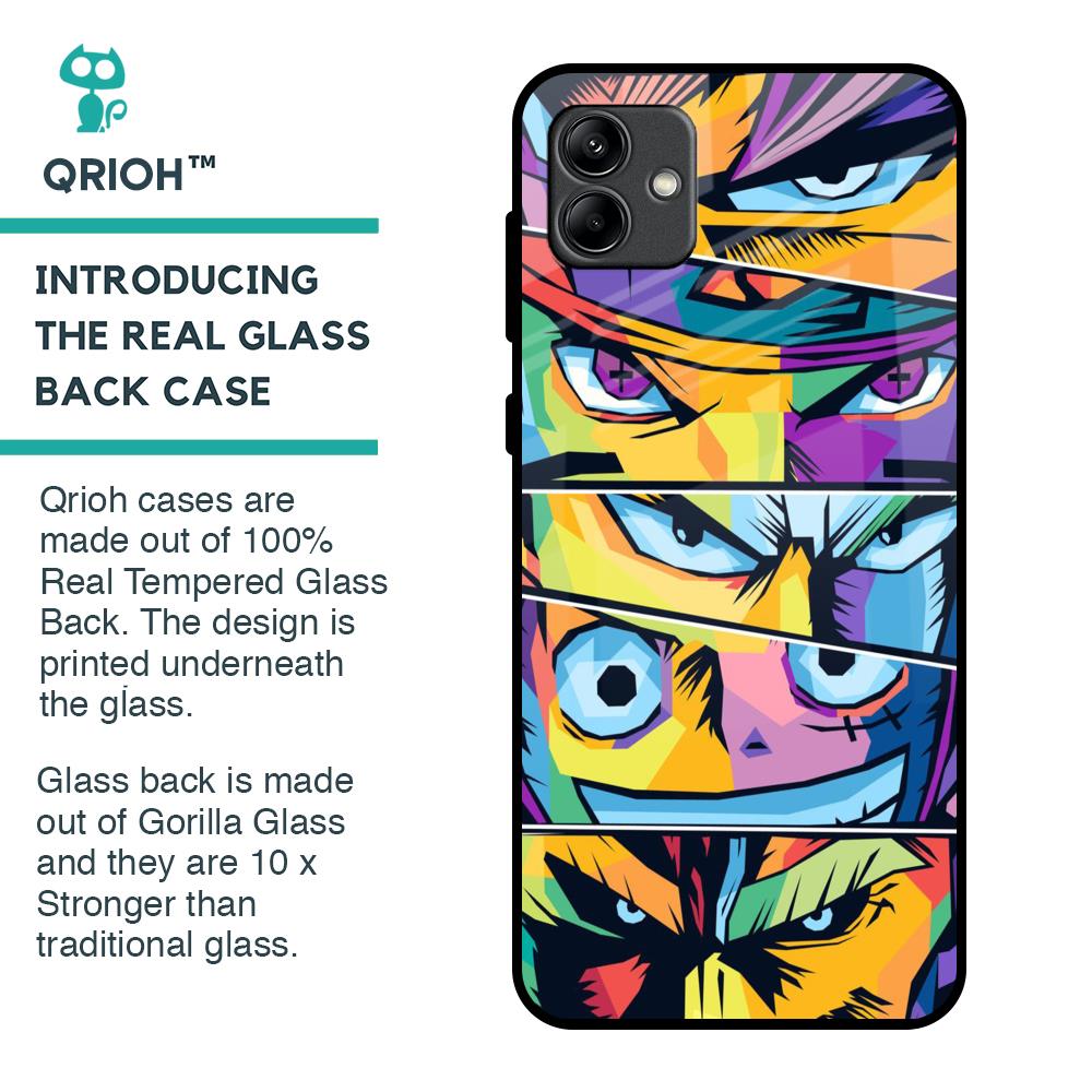 Anime Legends Glass Case for Samsung Galaxy A04