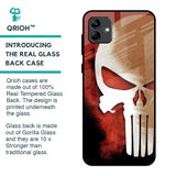Red Skull Glass Case for Samsung Galaxy A04