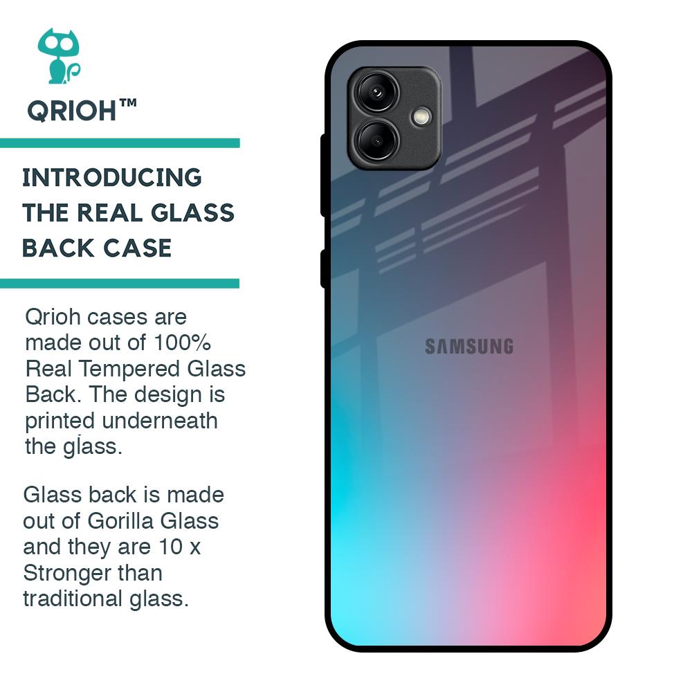 Rainbow Laser Glass Case for Samsung Galaxy A04