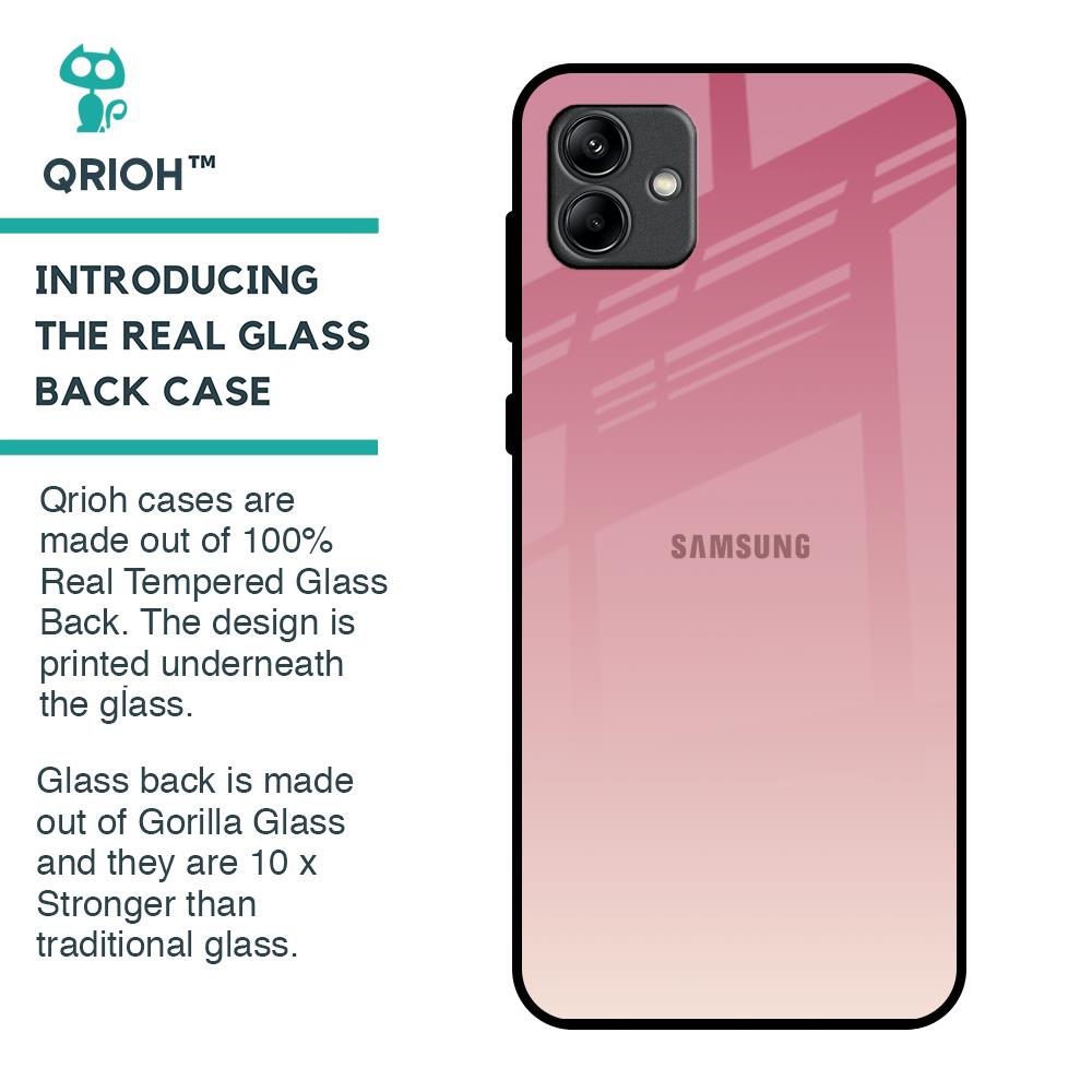 Blooming Pink Glass Case for Samsung Galaxy A04
