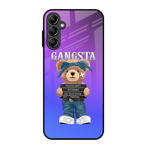 Gangsta Bear Samsung Galaxy A14 5G Glass Back Cover Online