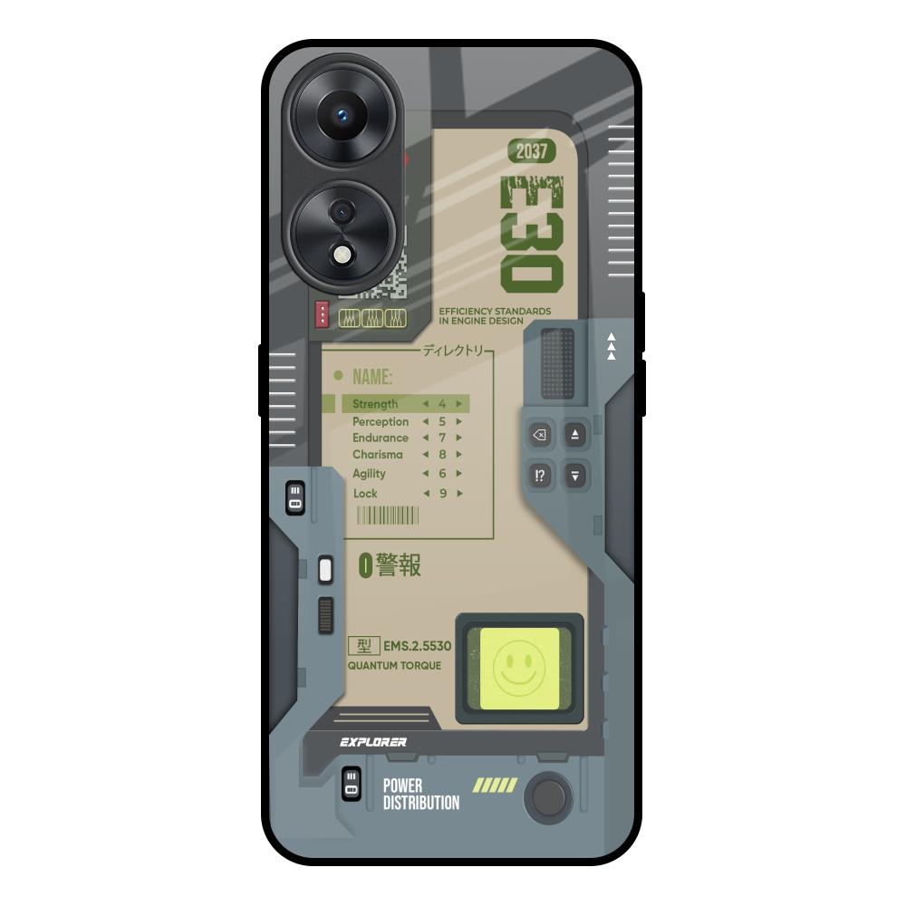 Art Station Oppo A58 5G Glass Back Cover Online