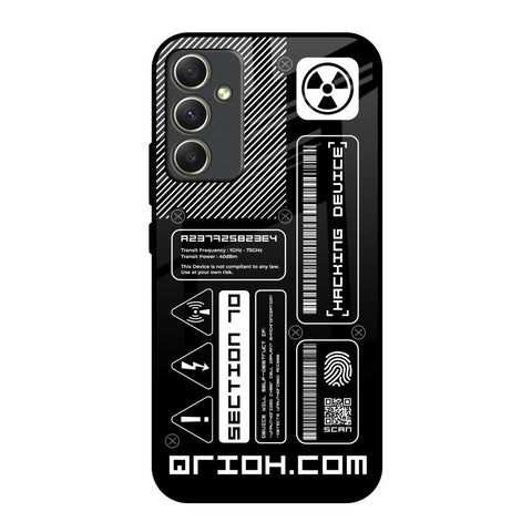 Futuristic Art Samsung Galaxy A34 5G Glass Back Cover Online