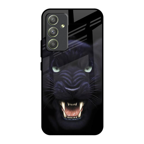 Angry Black Leopard Samsung Galaxy A54 5G Glass Back Cover Online
