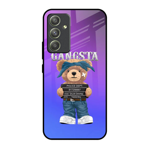 Gangsta Bear Samsung Galaxy A54 5G Glass Back Cover Online