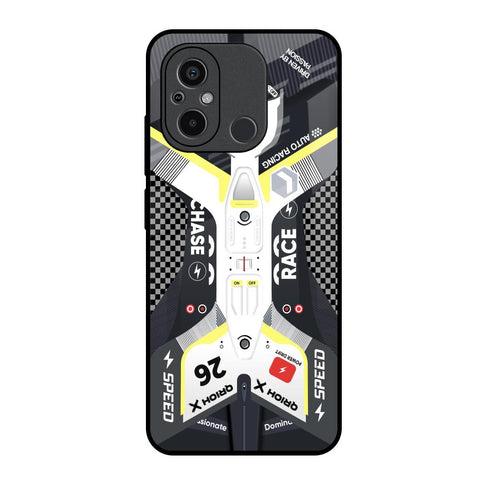Car Enthusiast Redmi 12C Glass Back Cover Online
