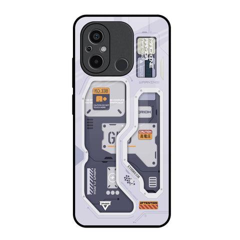 Tech Savvy Redmi 12C Glass Back Cover Online
