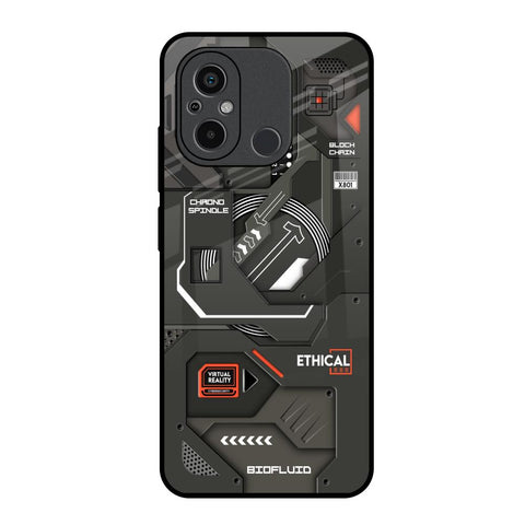Tech Aesthetics Redmi 12C Glass Back Cover Online