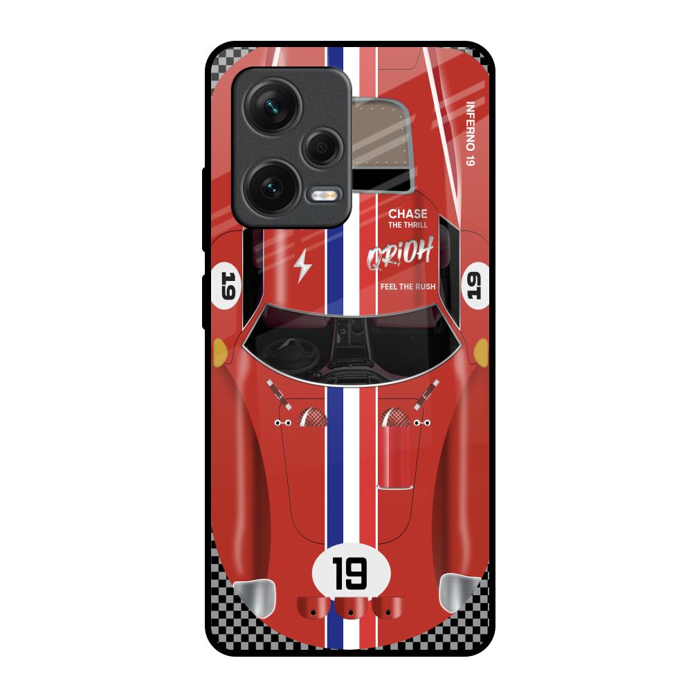 Racing Vintage Redmi Note 12 Pro Plus 5G Glass Back Cover Online