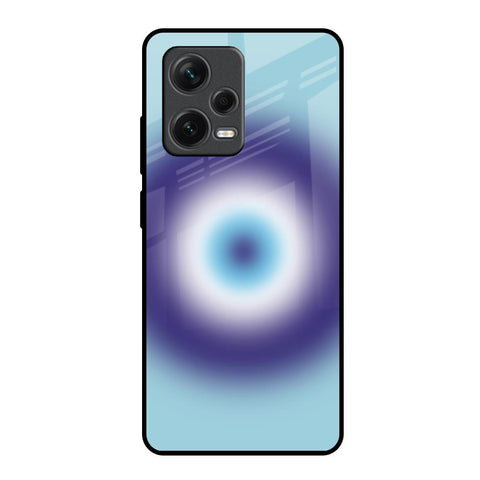Evil Eye Art Redmi Note 12 Pro 5G Glass Back Cover Online