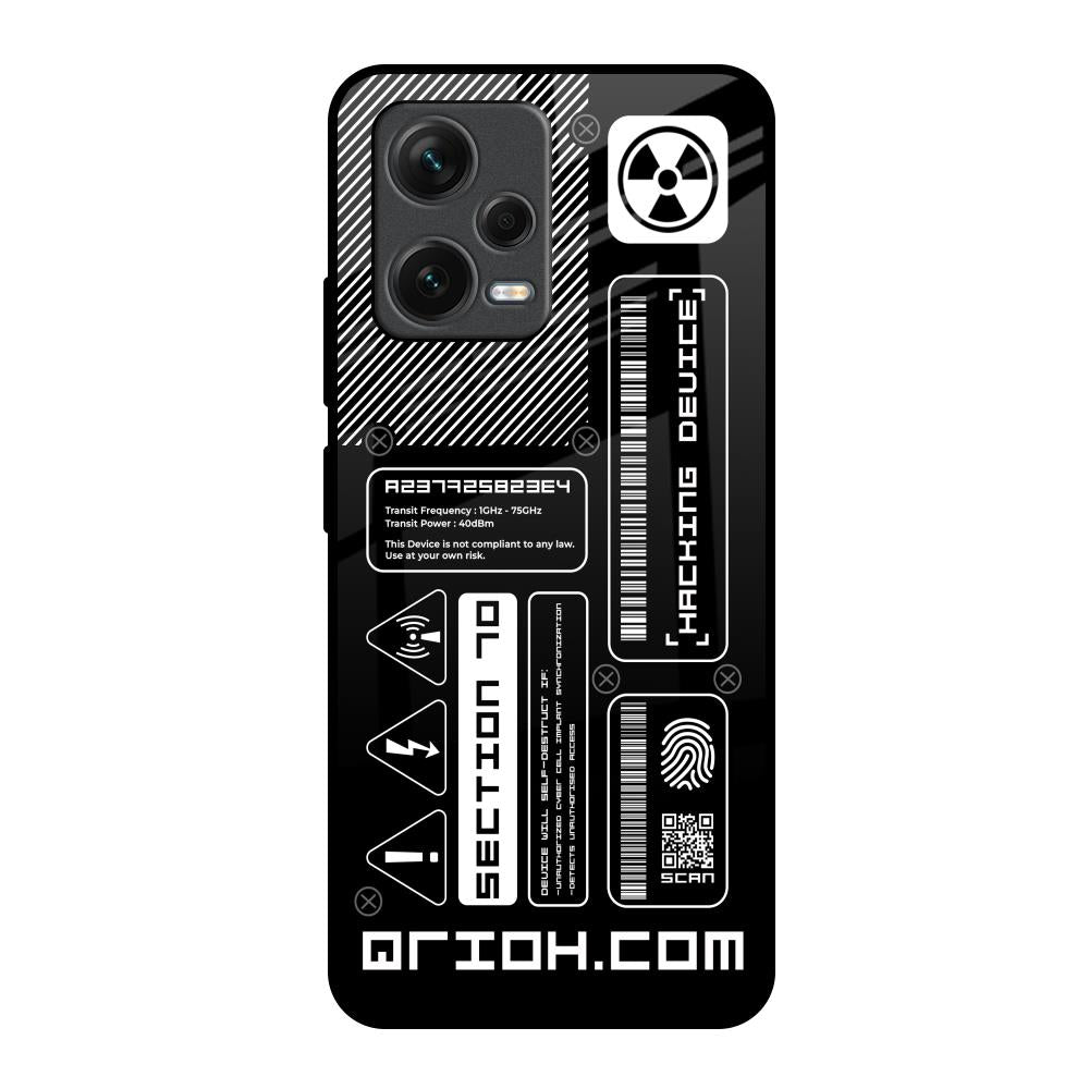 Futuristic Art Redmi Note 12 5G Glass Back Cover Online