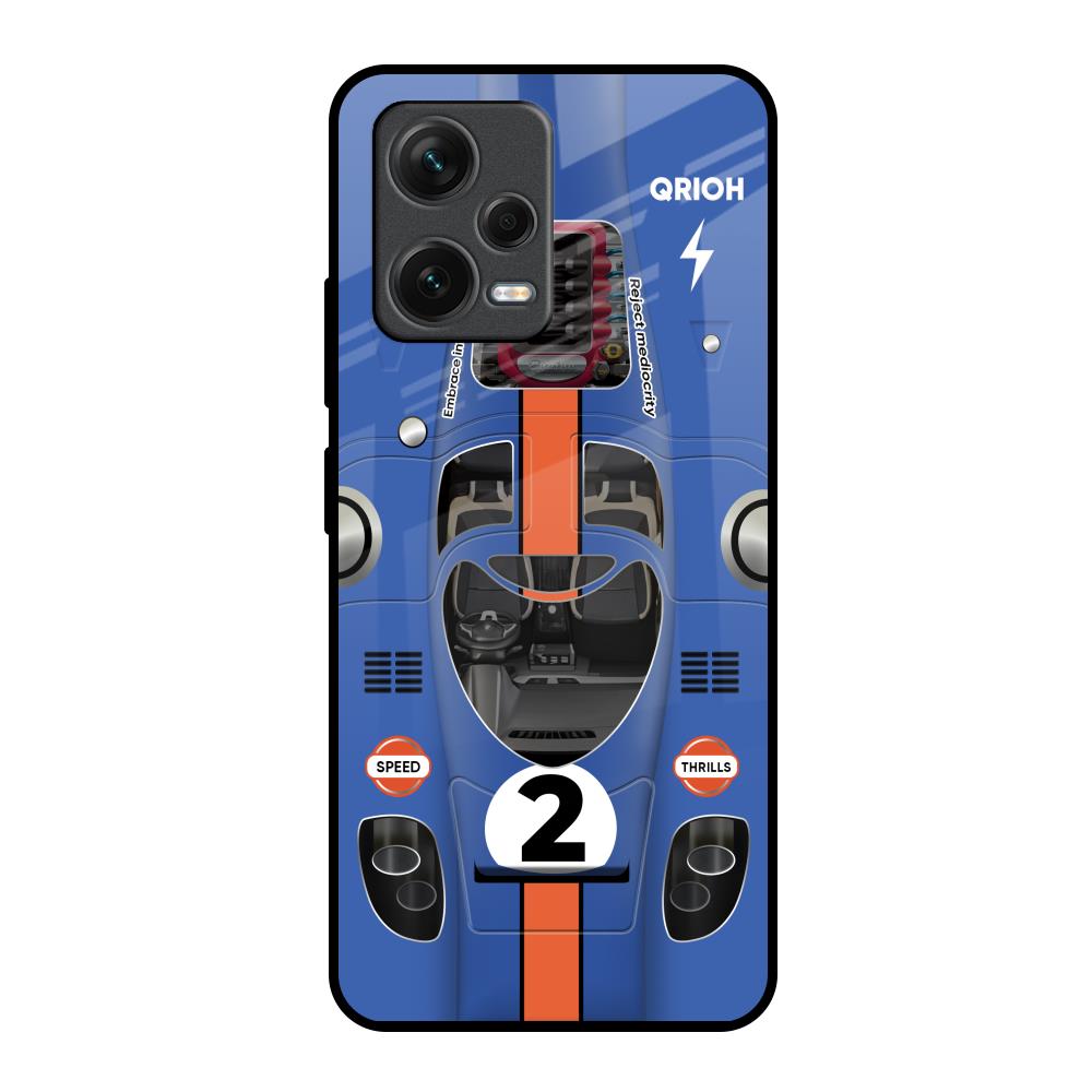 Car Adiction Redmi Note 12 5G Glass Back Cover Online