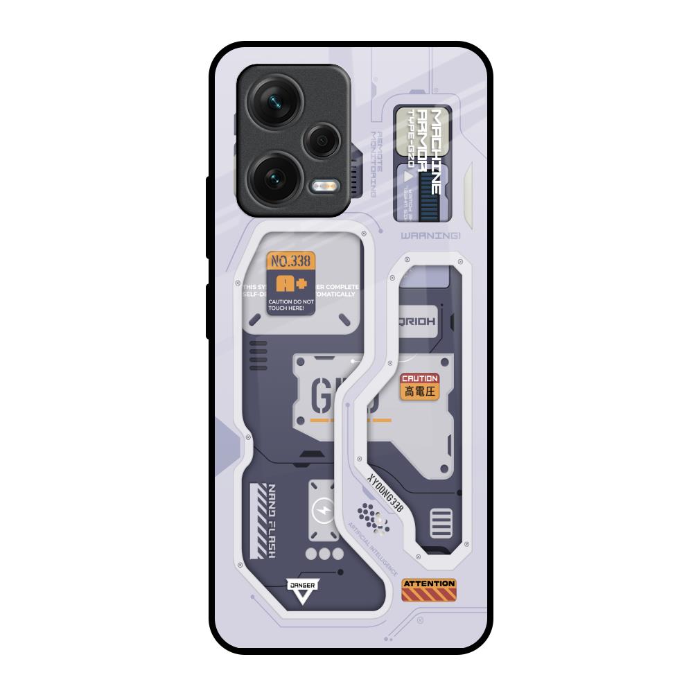 Tech Savvy Redmi Note 12 5G Glass Back Cover Online