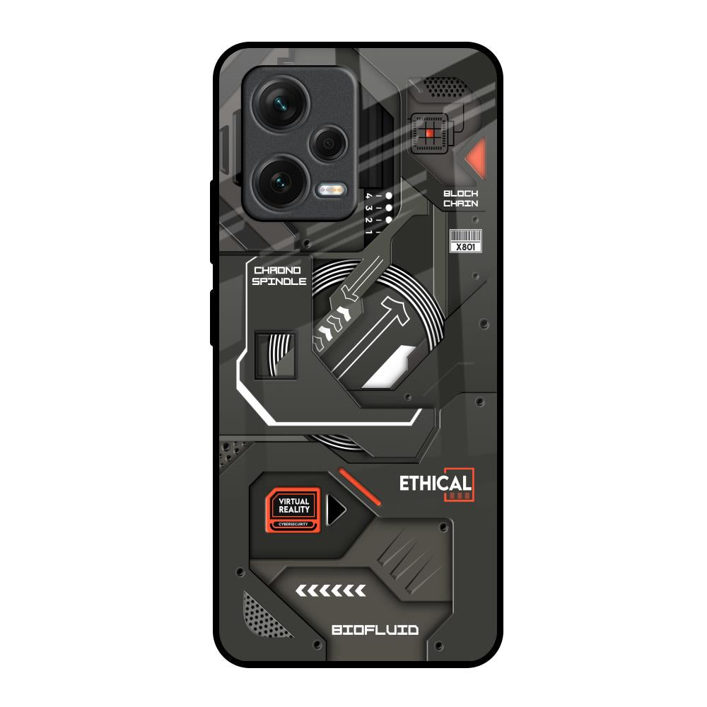Tech Aesthetics Redmi Note 12 5G Glass Back Cover Online