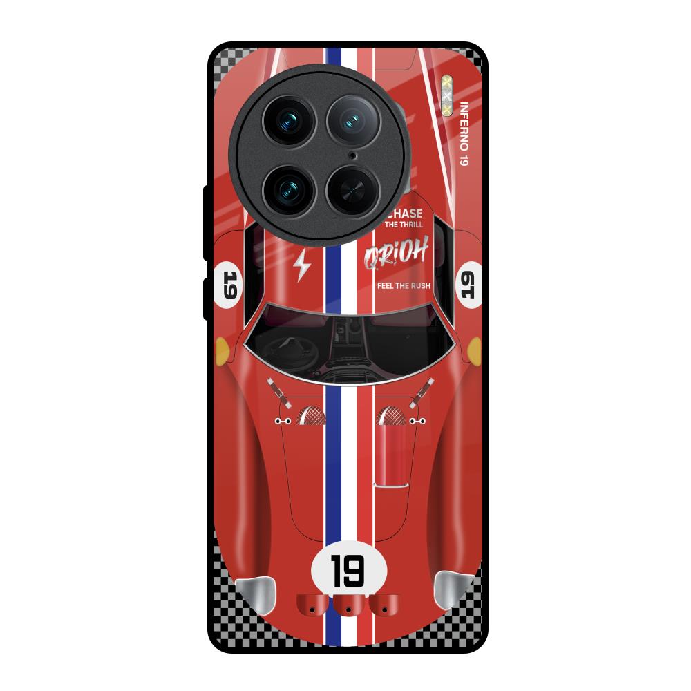 Racing Vintage Vivo X90 Pro 5G Glass Back Cover Online