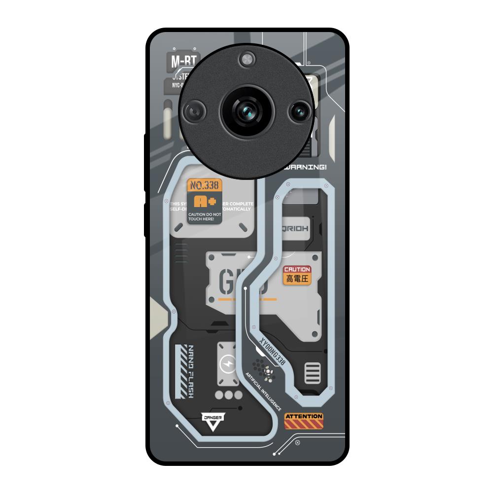 Retro Futuristic Realme 11 Pro 5G Glass Back Cover Online
