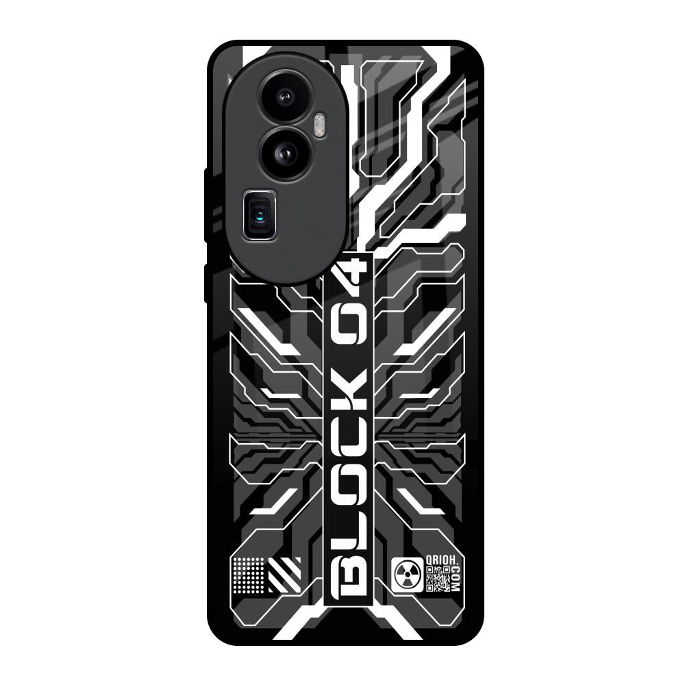 Monochrome Magic Oppo Reno10 Pro Plus 5G Glass Back Cover Online