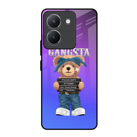 Gangsta Bear Vivo Y36 Glass Back Cover Online