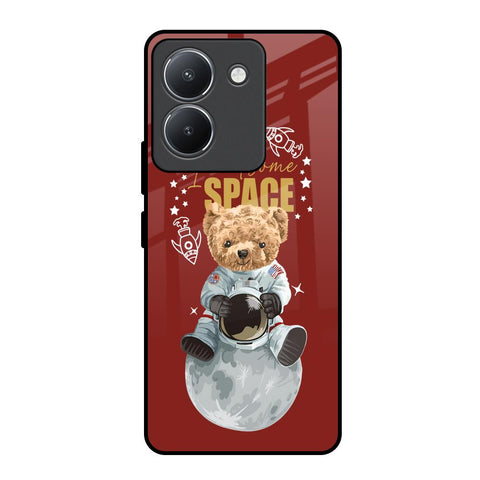 Astronaut Bear Vivo Y36 Glass Back Cover Online