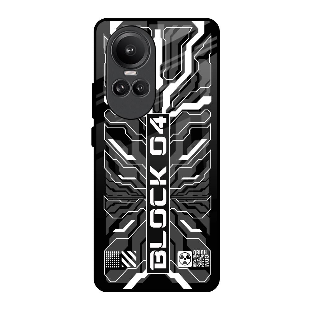 Monochrome Magic Oppo Reno10 Pro 5G Glass Back Cover Online
