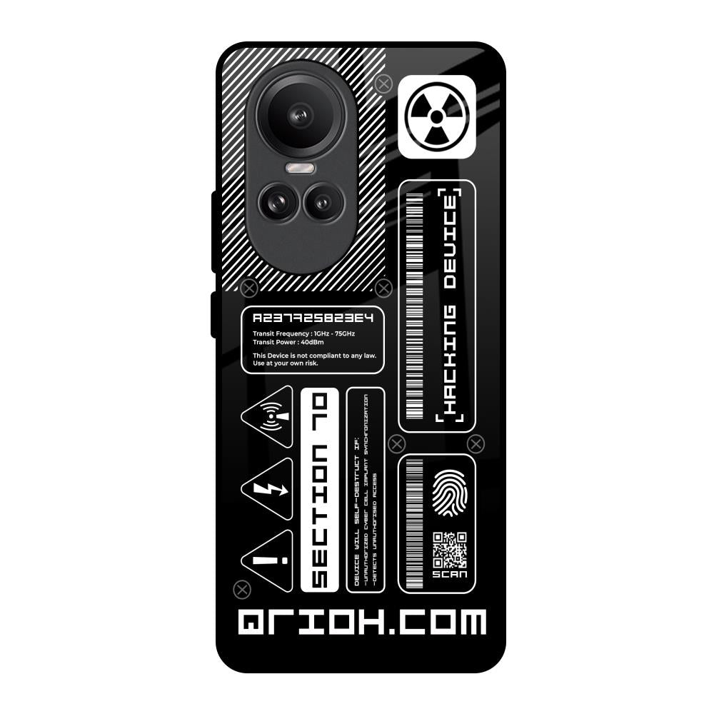 Futuristic Art Oppo Reno10 Pro 5G Glass Back Cover Online