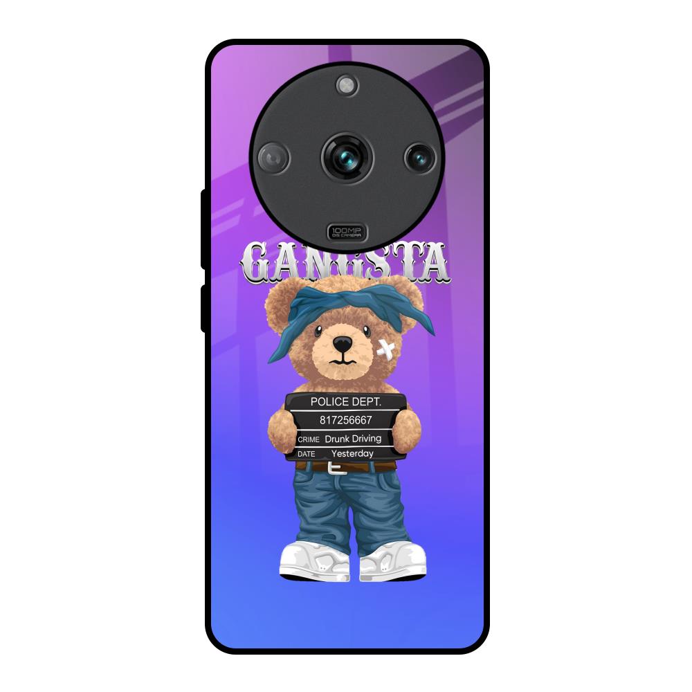 Gangsta Bear Realme Narzo 60 5G Glass Back Cover Online