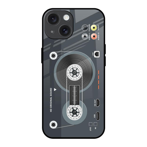 Retro Recorder iPhone 15 Glass Back Cover Online