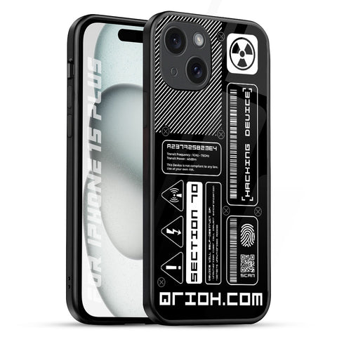 Futuristic Art iPhone 15 Plus Glass Back Cover Online