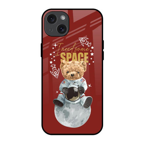 Astronaut Bear iPhone 15 Plus Glass Back Cover Online