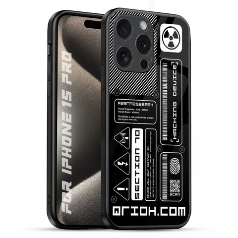Futuristic Art iPhone 15 Pro Glass Back Cover Online