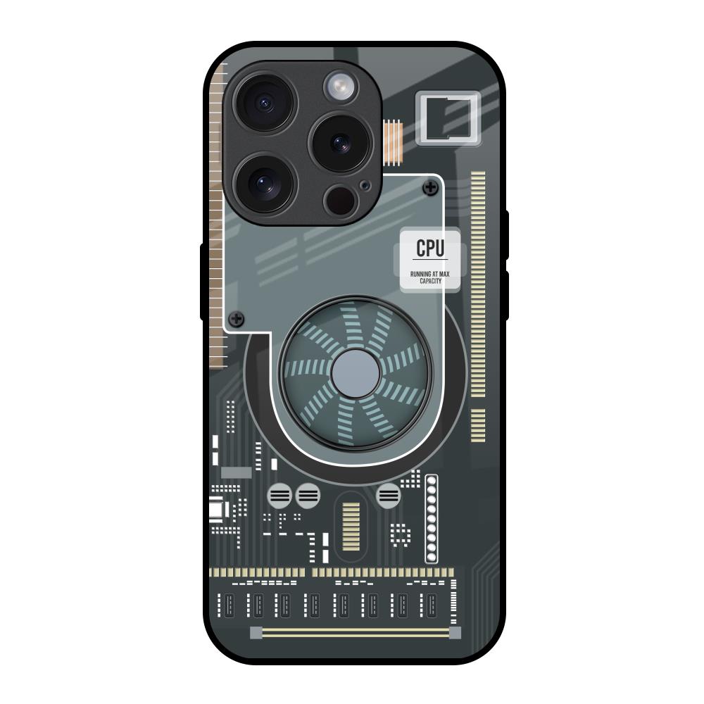 Motherboard Circuit iPhone 15 Pro Glass Back Cover Online