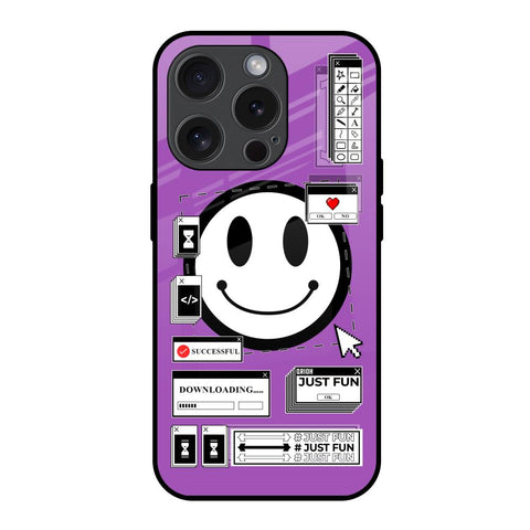 Code with Smile iPhone 15 Pro Glass Back Cover Online