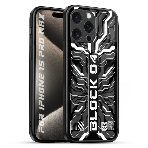 Monochrome Magic iPhone 15 Pro Max Glass Back Cover Online