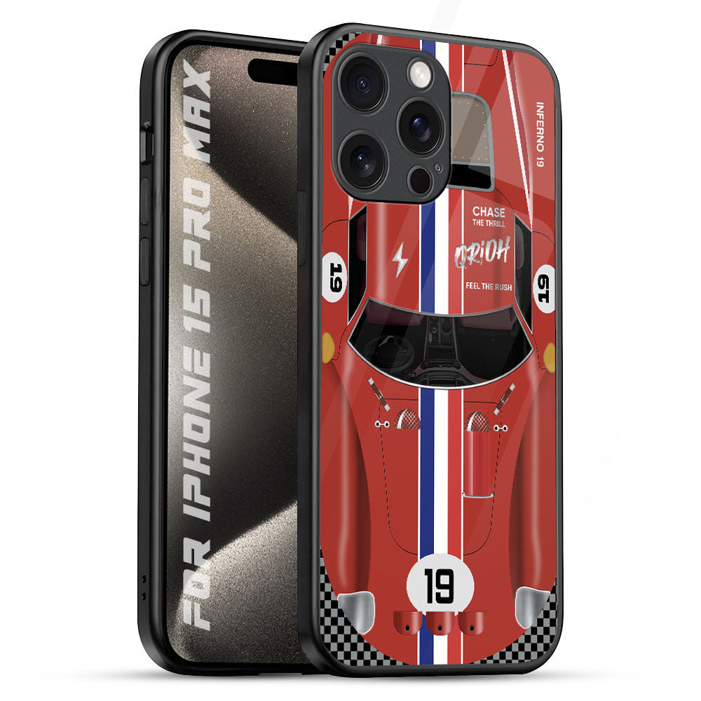 Racing Vintage iPhone 15 Pro Max Glass Back Cover Online