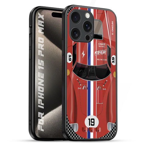Racing Vintage iPhone 15 Pro Max Glass Back Cover Online