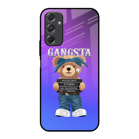 Gangsta Bear Samsung Galaxy F34 5G Glass Back Cover Online