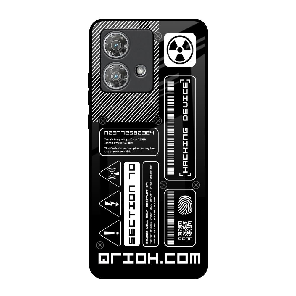 Futuristic Art Motorola Edge 40 Neo Glass Back Cover Online