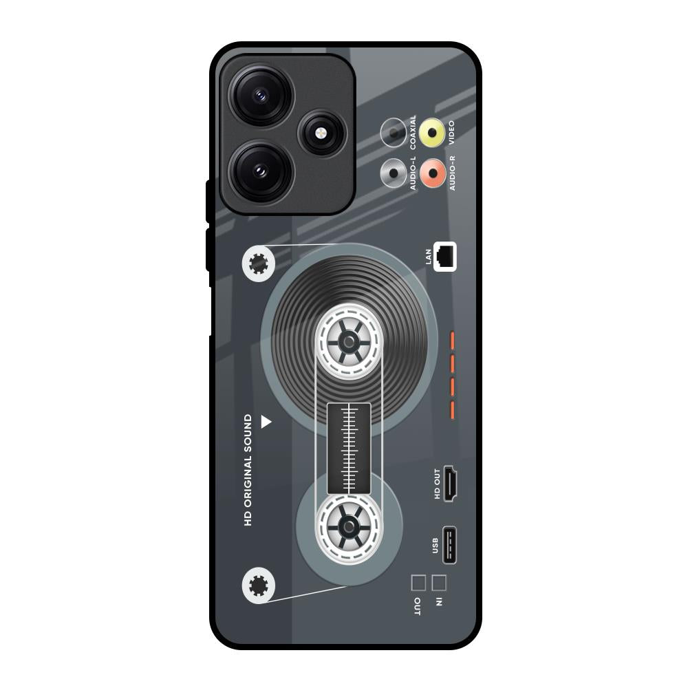 Retro Recorder Poco M6 Pro 5G Glass Back Cover Online