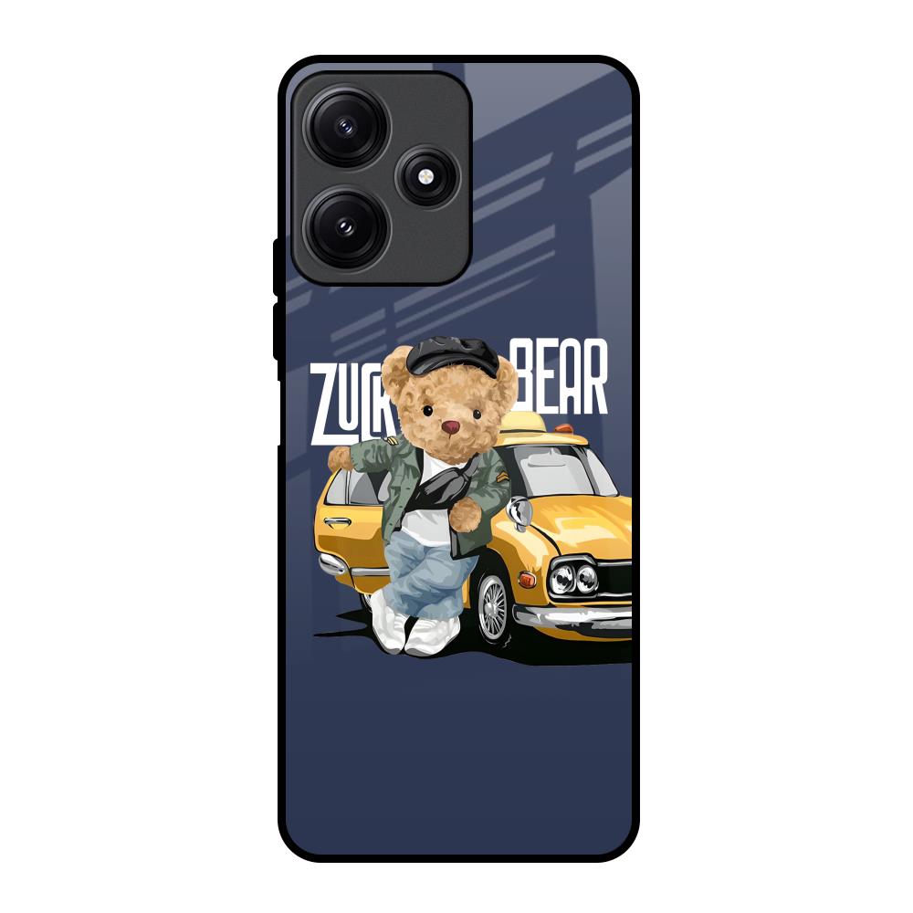Adventurous Bear Poco M6 Pro 5G Glass Back Cover Online